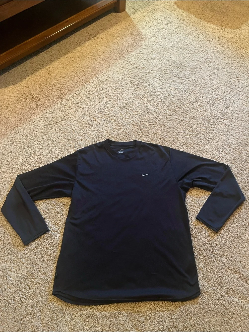 Nike Dri-FIT Long Sleeve Performance Shirt Black XL